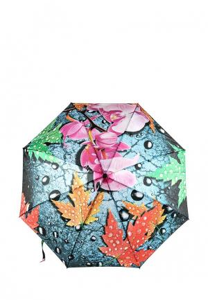 Зонт складной Flioraj. Цвет: разноцветный