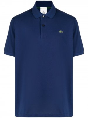 Рубашка поло с логотипом Lacoste. Цвет: синий