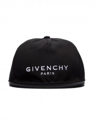 Бейсболка с вышитым логотипом Givenchy. Цвет: черный