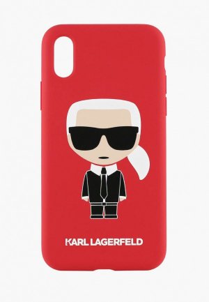 Чехол для iPhone Karl Lagerfeld. Цвет: красный