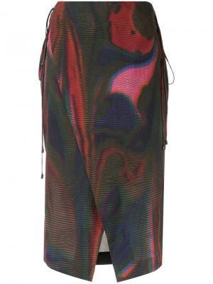 Midi printed skirt Osklen. Цвет: многоцветный