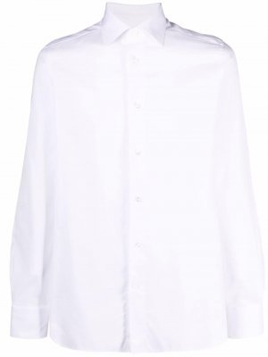 Рубашка на пуговицах Ermenegildo Zegna. Цвет: белый