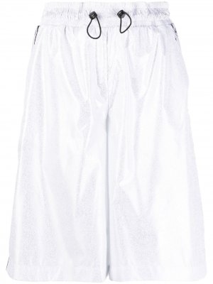 Удлиненные спортивные шорты Chiara Ferragni. Цвет: белый