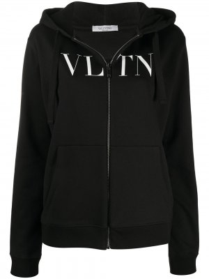 Худи с логотипом VLTN Valentino. Цвет: черный