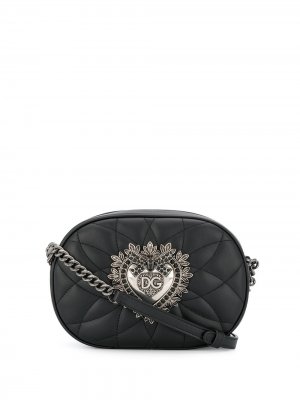 Стеганая сумка через плечо Devotion Dolce & Gabbana. Цвет: черный