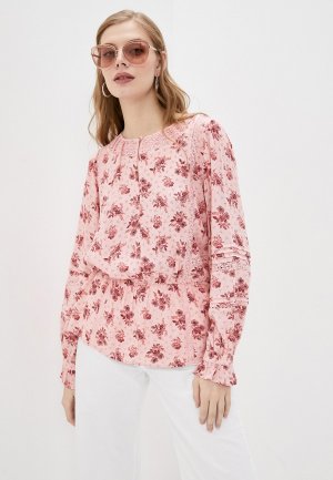 Блуза Marks & Spencer. Цвет: розовый