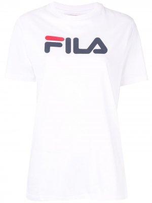 Футболка с логотипом Fila. Цвет: белый