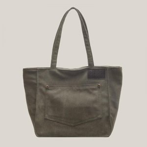 Холщовая сумка в стиле Ренессанс, женская большая вместительная на одно плечо, пригородная сумка, простая тканевая VIA ROMA