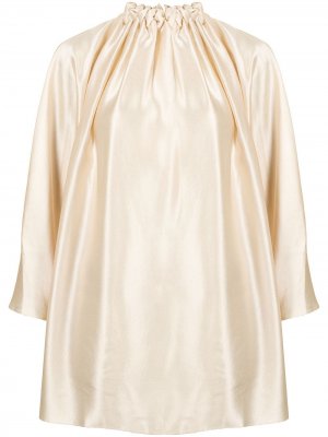 Блузка с драпировкой Roksanda. Цвет: нейтральные цвета