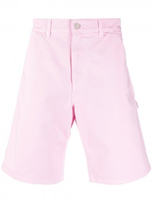 Джинсовые шорты MSGM. Цвет: розовый