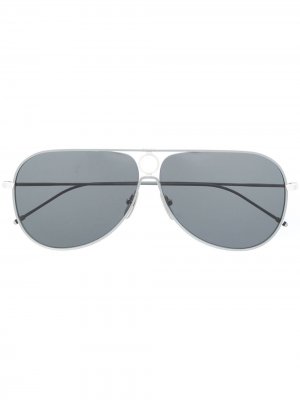 Солнцезащитные очки-авиаторы TBS115 Thom Browne Eyewear. Цвет: серый