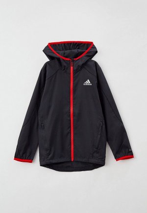 Ветровка adidas. Цвет: черный