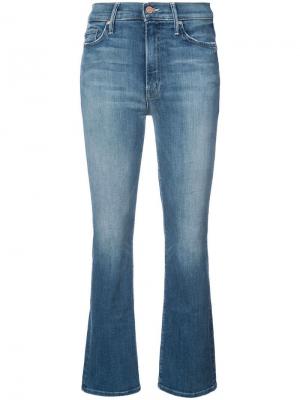Расклешенные джинсы Mother. Цвет: синий