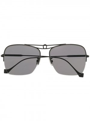 Солнцезащитные очки-авиаторы LW40024U LOEWE. Цвет: черный
