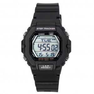 Кварцевые часы  Standard Digital с черным полимерным ремешком LWS-2200H-1A 100M унисекс Casio