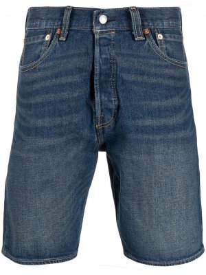 Levis джинсовые шорты 501 прямого кроя Levi's. Цвет: синий