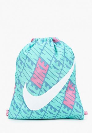 Мешок Nike. Цвет: зеленый