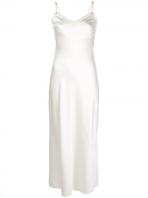 Платье-комбинация Lexi Morgan Lane. Цвет: белый