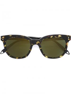 Солнцезащитные очки  VB Victoria Beckham. Цвет: коричневый