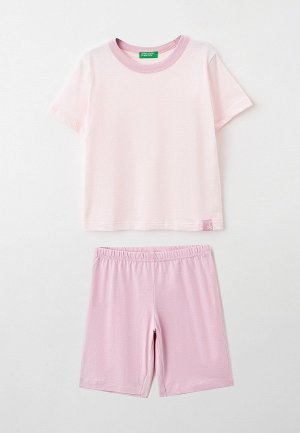 Пижама United Colors of Benetton. Цвет: розовый