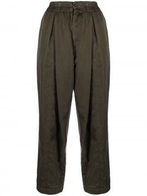 Широкие брюки Sylvian YMC. Цвет: зеленый