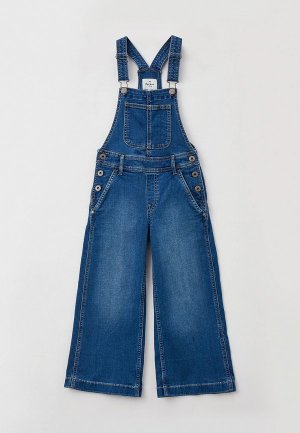 Комбинезон джинсовый Pepe Jeans. Цвет: синий