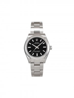 Наручные часы Oyster Perpetual pre-owned 31 мм 2020-го года Rolex. Цвет: черный