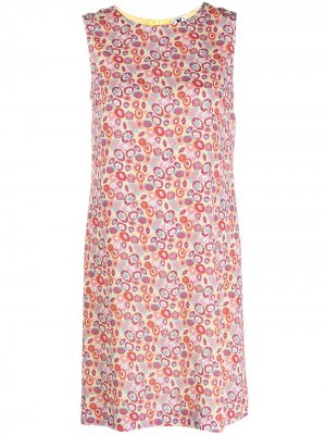 Платье-трапеция с цветочным принтом M Missoni. Цвет: розовый
