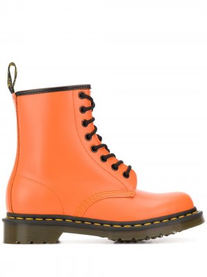 Ботинки на шнуровке Dr. Martens. Цвет: оранжевый