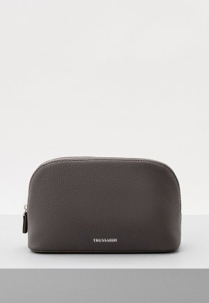 Косметичка Trussardi. Цвет: серый