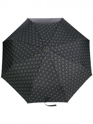 Зонт с логотипом Moschino. Цвет: черный