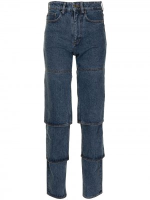 Прямые джинсы с завышенной талией Y/Project. Цвет: синий