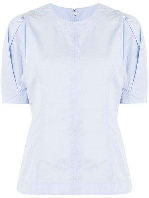 Блузка с пышными рукавами 3.1 Phillip Lim. Цвет: синий