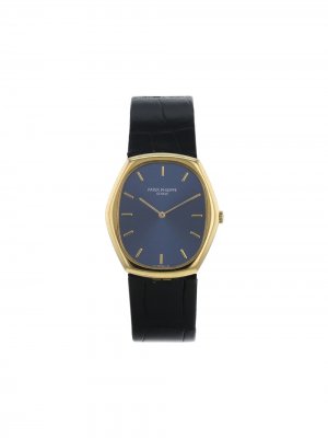 Наручные часы Ellipse pre-owned 30.5 мм 1978-го года Patek Philippe. Цвет: черный,синий