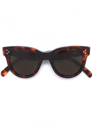Солнцезащитные очки Audrey Céline Eyewear. Цвет: коричневый