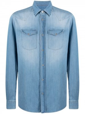 Джинсовая рубашка Dondup. Цвет: синий