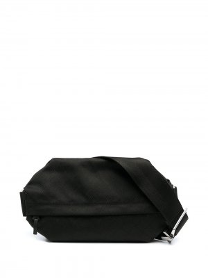 Поясная сумка с узором Intrecciato Bottega Veneta. Цвет: черный