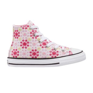 Chuck Taylor All Star High GS Broderie Kids Sneakers Pink White Black 671286C Converse