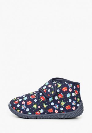 Тапочки Chicco. Цвет: синий
