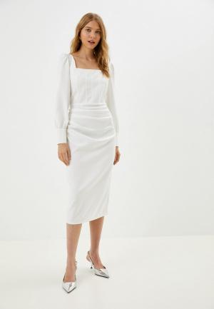 Платье TrendyAngel. Цвет: белый