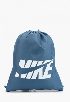 Мешок Nike. Цвет: голубой