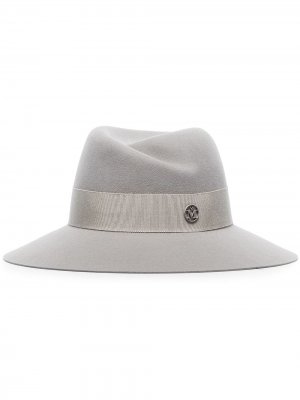 Шляпа-трилби Virginie Maison Michel. Цвет: серый