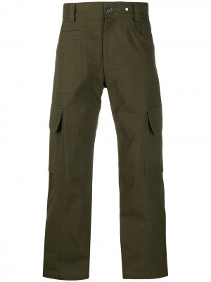 Прямые брюки Jacquemus. Цвет: зеленый