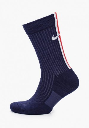 Носки Nike. Цвет: синий