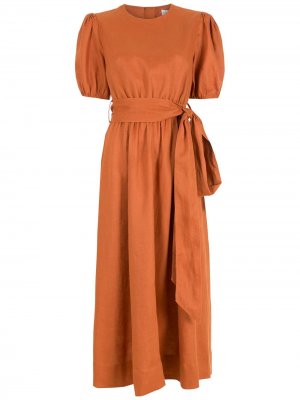 Платье миди Nk. Цвет: оранжевый
