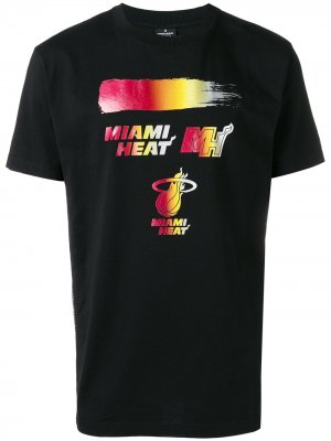 Футболка Miami Heat Marcelo Burlon County of Milan. Цвет: черный