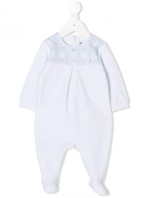 Стеганая пижама Baby Dior. Цвет: синий