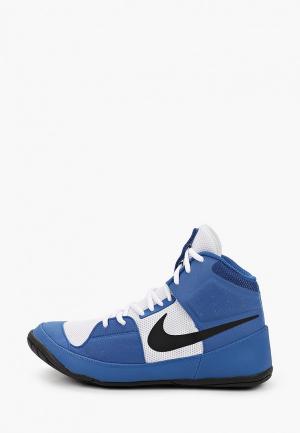 Борцовки Nike. Цвет: синий