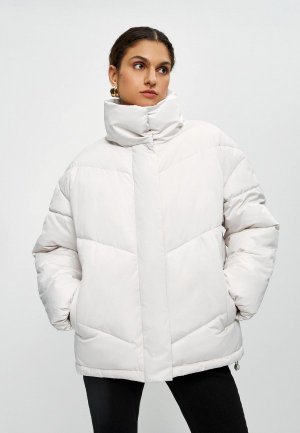 Куртка утепленная Zarina. Цвет: белый