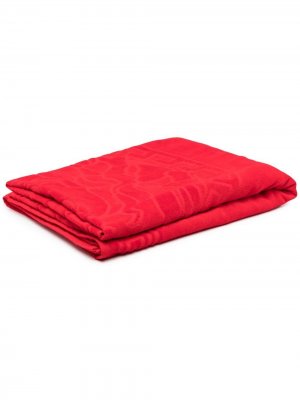 Полотенце с принтом Medusa Versace. Цвет: красный